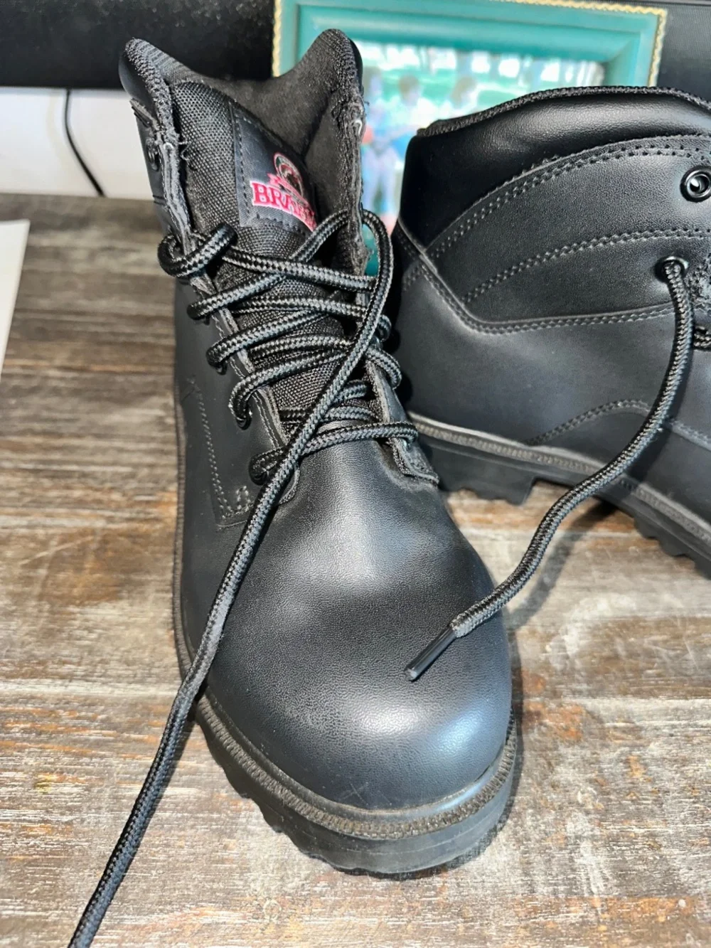 Brahma Boot Sz 7w Combat Style Black